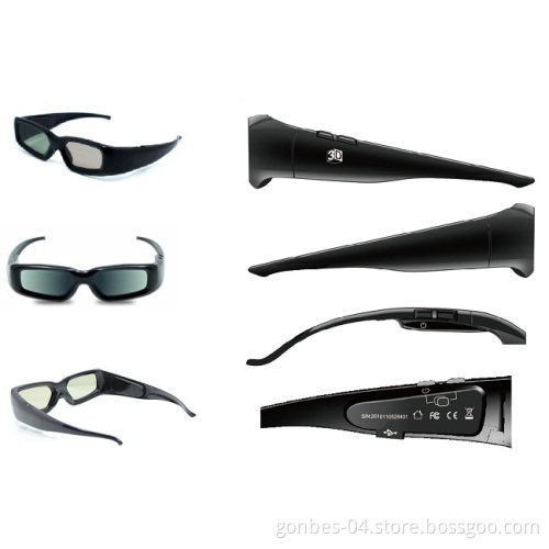 Universal 3D Active Shutter TV Glasses